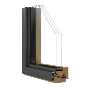 TIMM WA 90, Holz-Alufenster, Fenster, Holz-Alu, Isolierglasfenster, Bautiefe: 90mm
