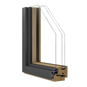 TIMM WA 90 C, Holz-Alufenster, Fenster, Holz-Alu, Verbundfenster, Bautiefe: 90mm